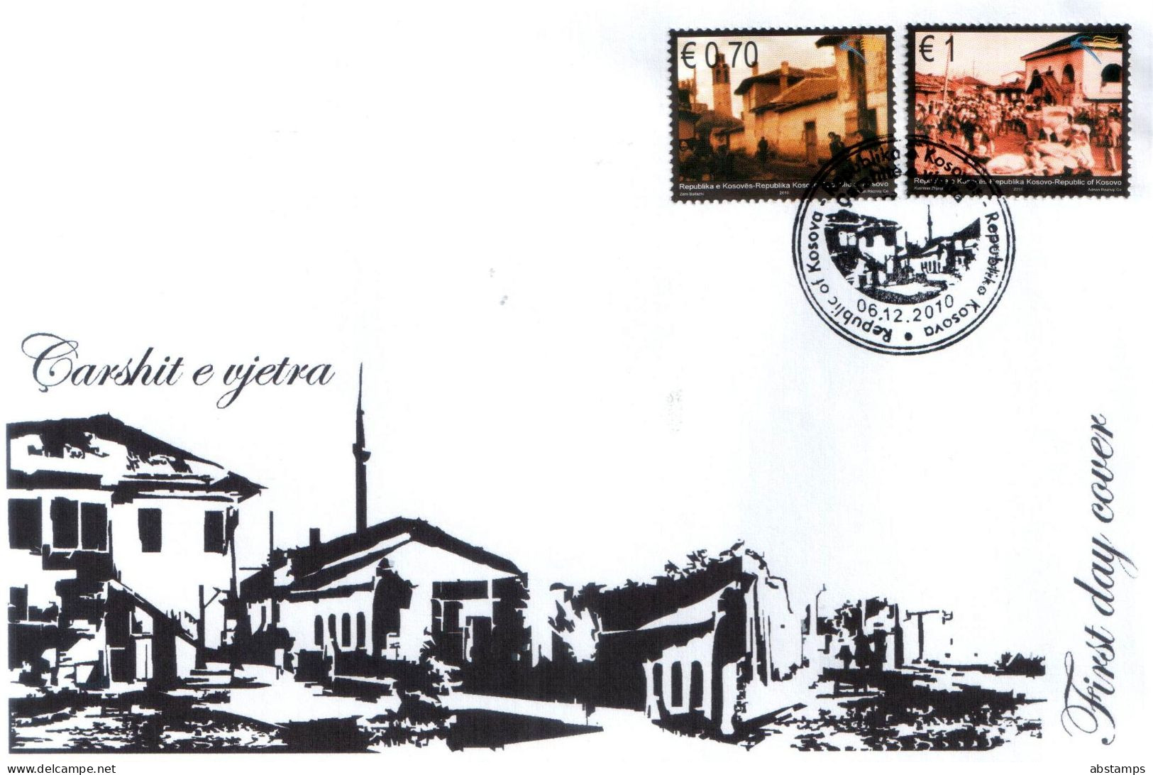 Kosovo Stamps 2010. Old Bazaars. FDC MNH - Kosovo