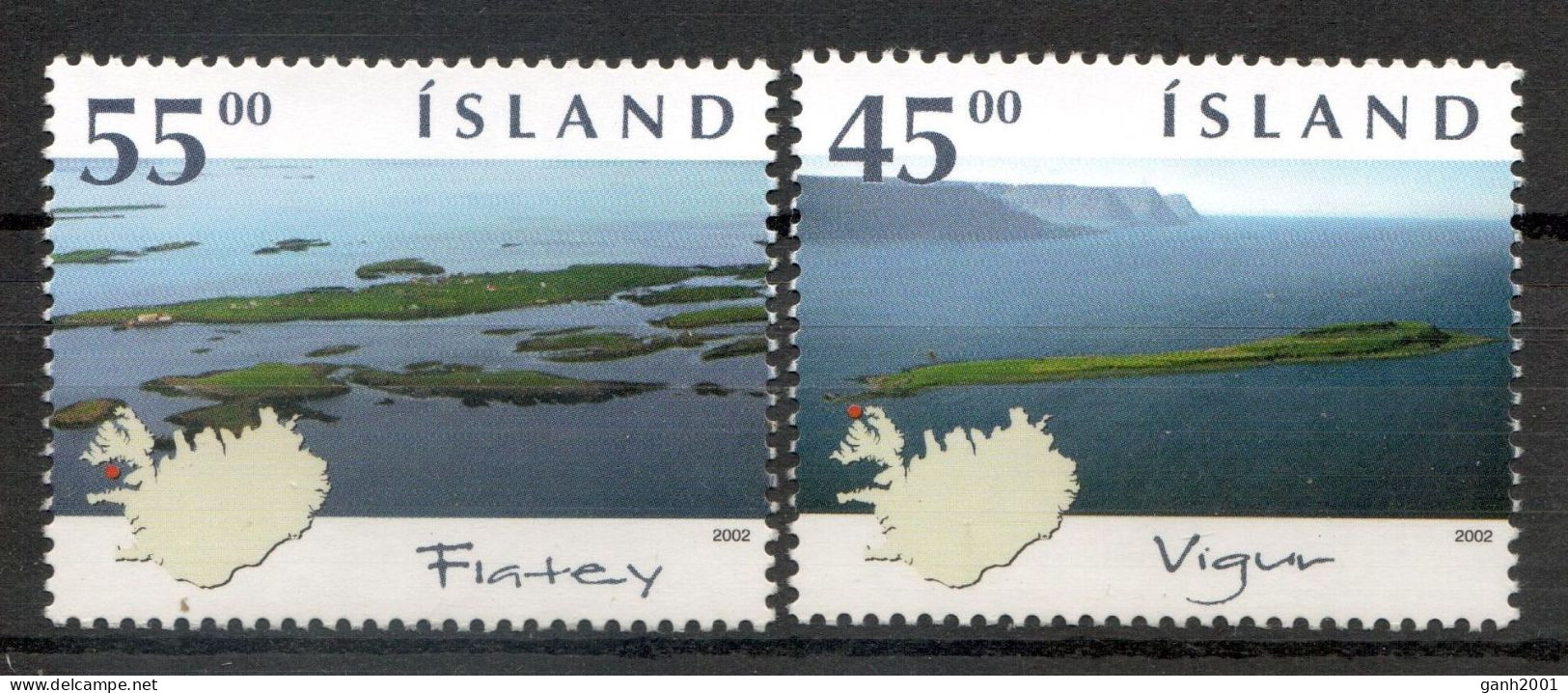 Iceland 2002 Islandia / Nature Islands MNH Naturaleza Islas Inseln / Lb00  27-14 - Eilanden