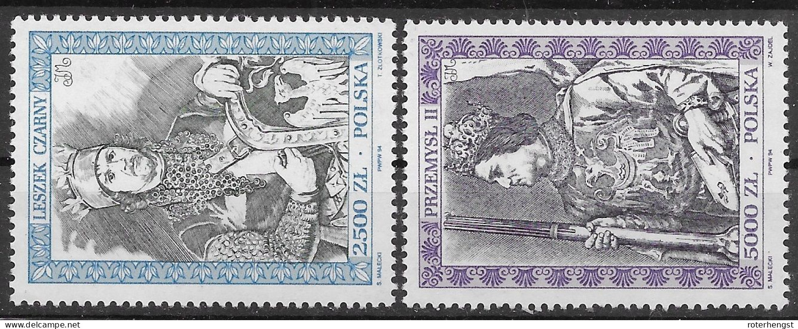 Poland Mnh ** Kings Set 1994 - Unused Stamps