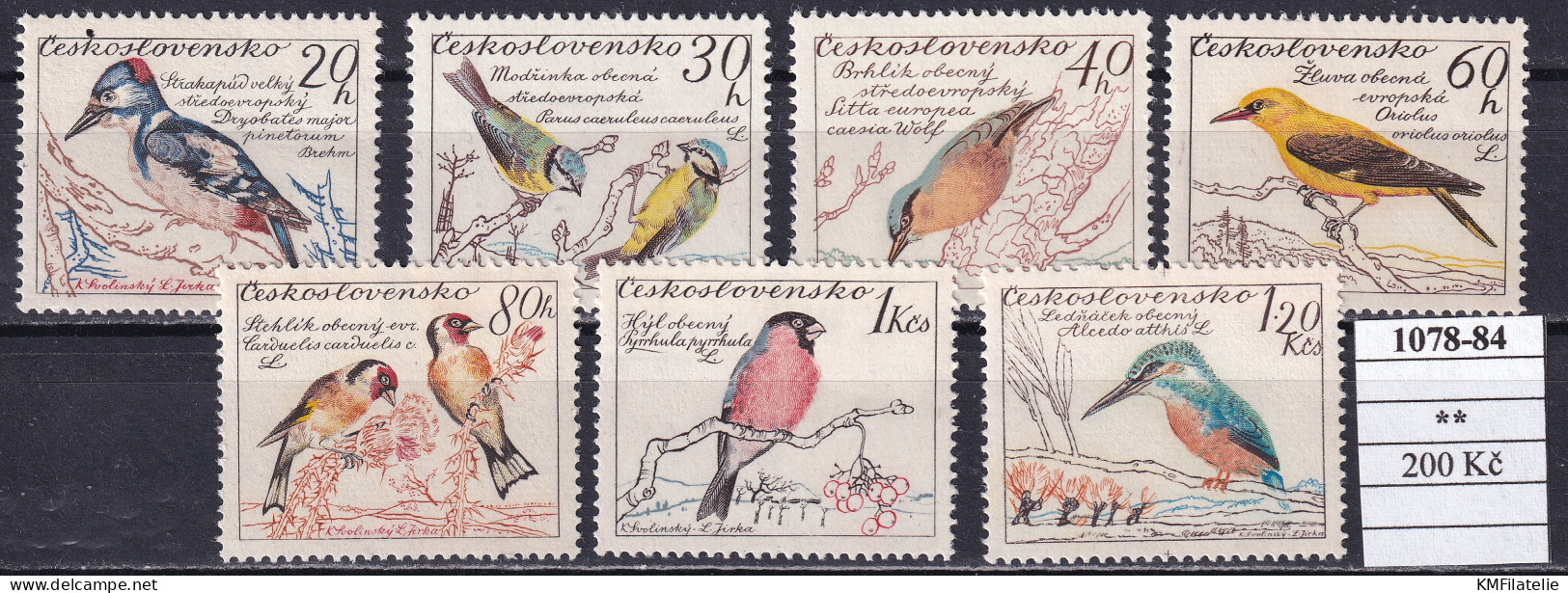 Czechoslovakia Pofis 1078-84 MNH - Unused Stamps