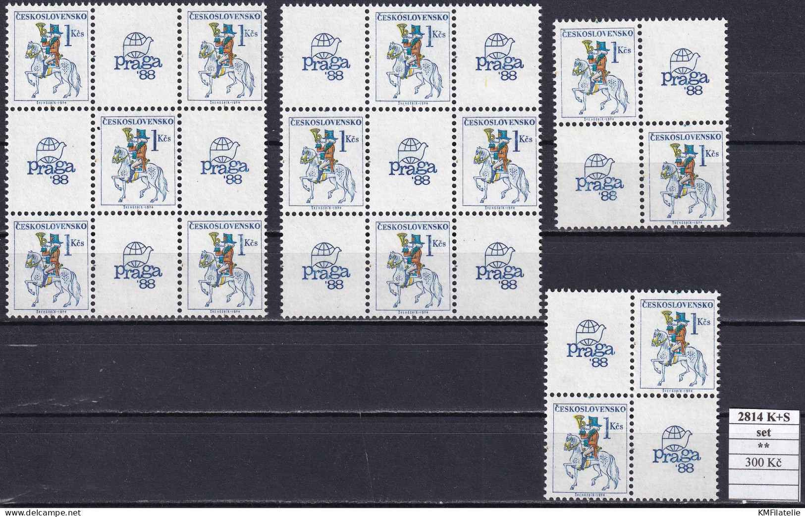 Czechoslovakia Pofis 2814 K + S Set MNH - Unused Stamps