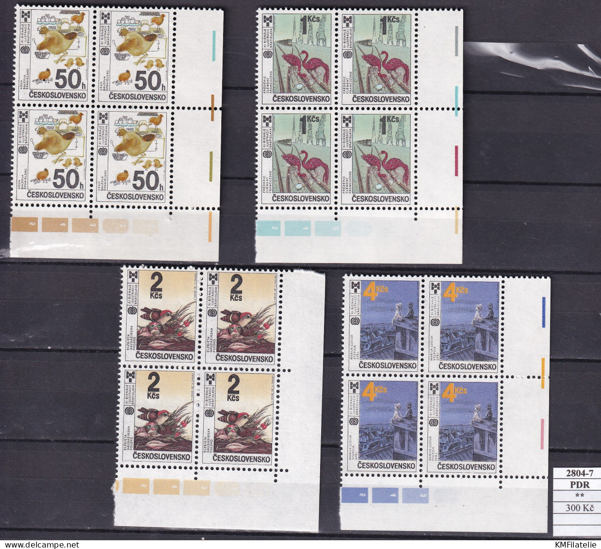 Czechoslovakia Pofis 2804-7 PDR MNH - Unused Stamps