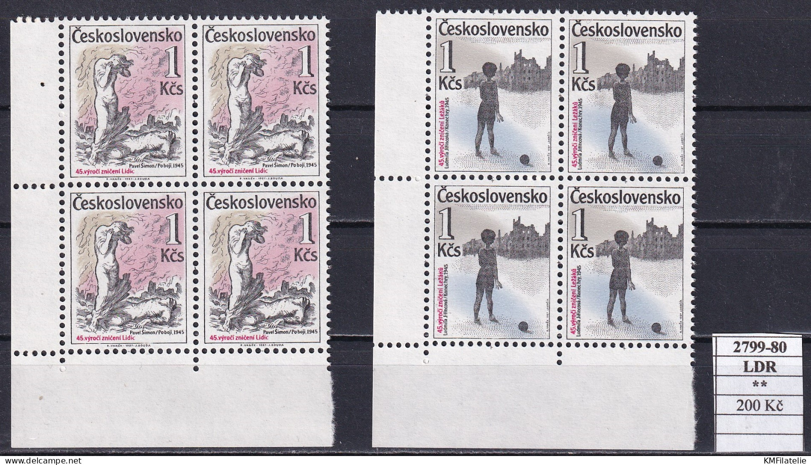 Czechoslovakia Pofis 2799-80 LDR MNH - Unused Stamps