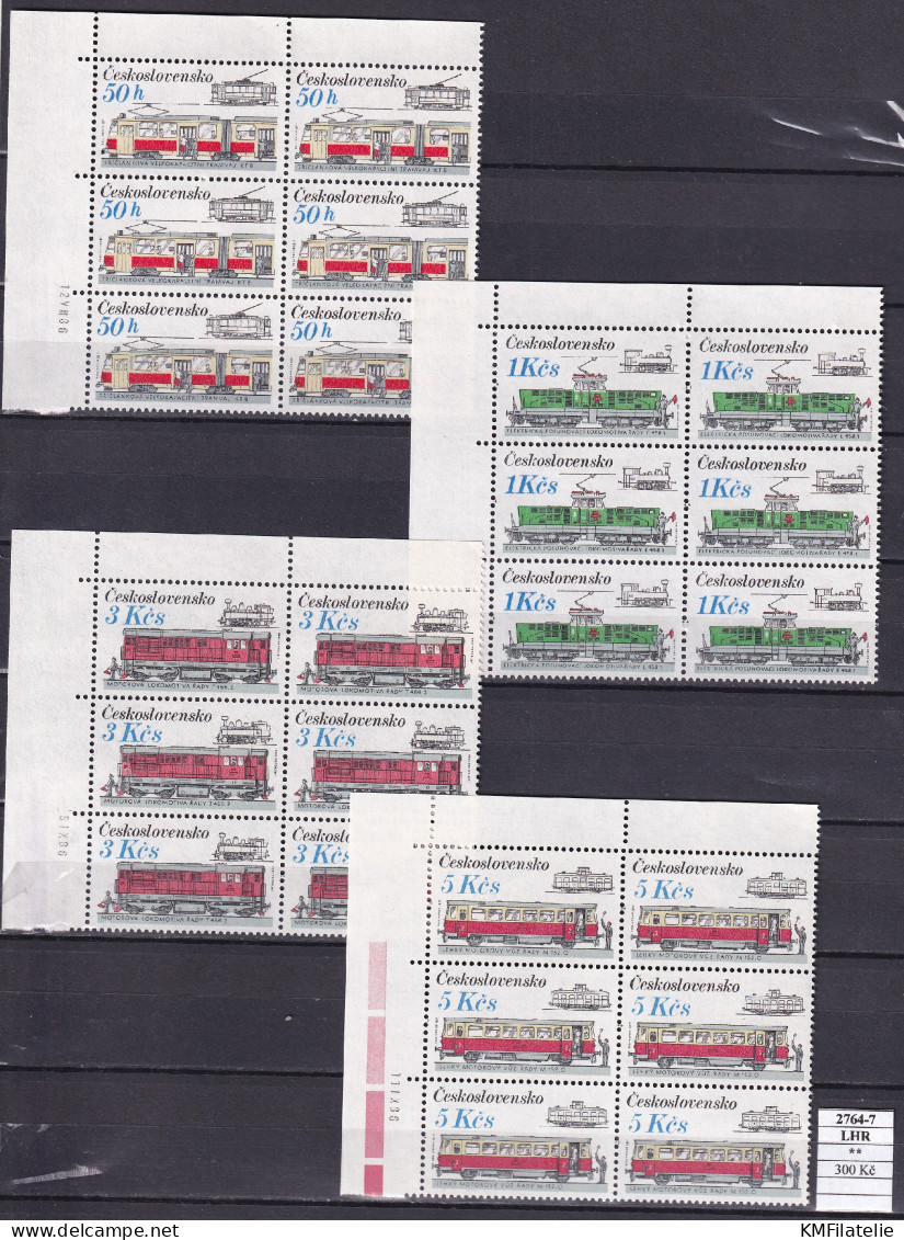 Czechoslovakia Pofis 2764-7 LHR MNH - Unused Stamps