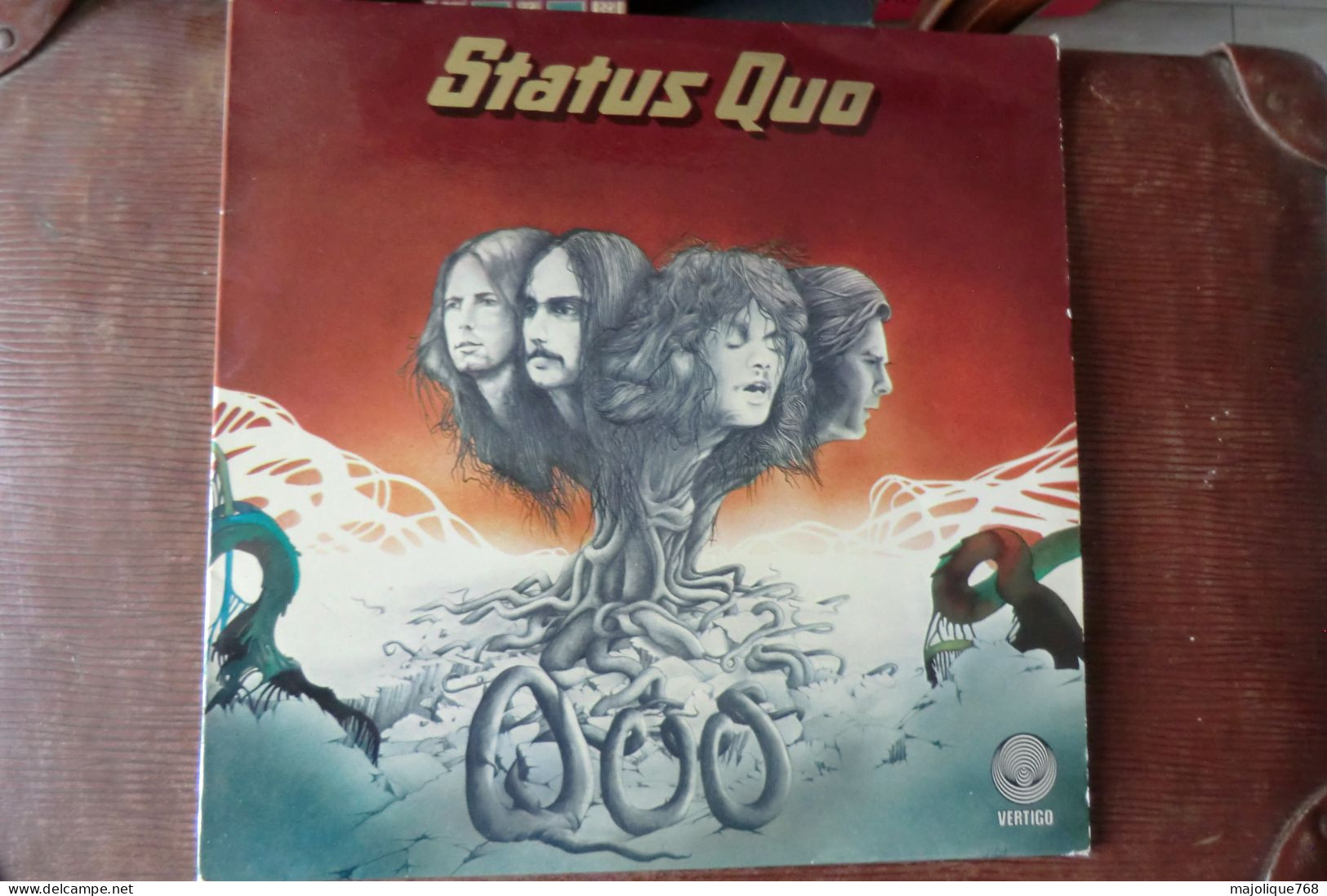 Disque De Status Quo - Quo - Vertigo 9102 001 - France 1974 - Rock