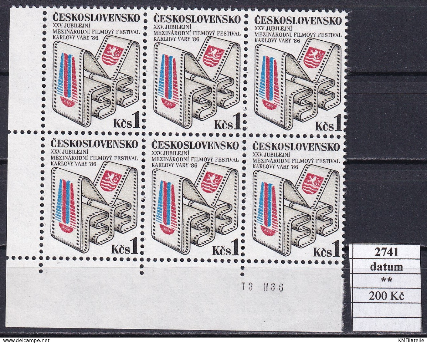 Czechoslovakia Pofis 2741 Print Date MNH - Unused Stamps