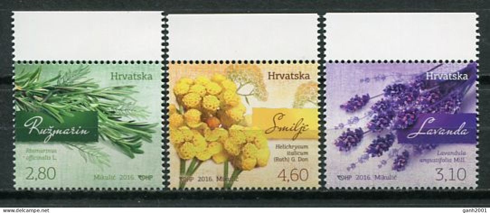 Croatia 2016 Croacia / Plants MNH Plantas Plantes Pflanzen / Cu7829  27-15 - Sonstige & Ohne Zuordnung