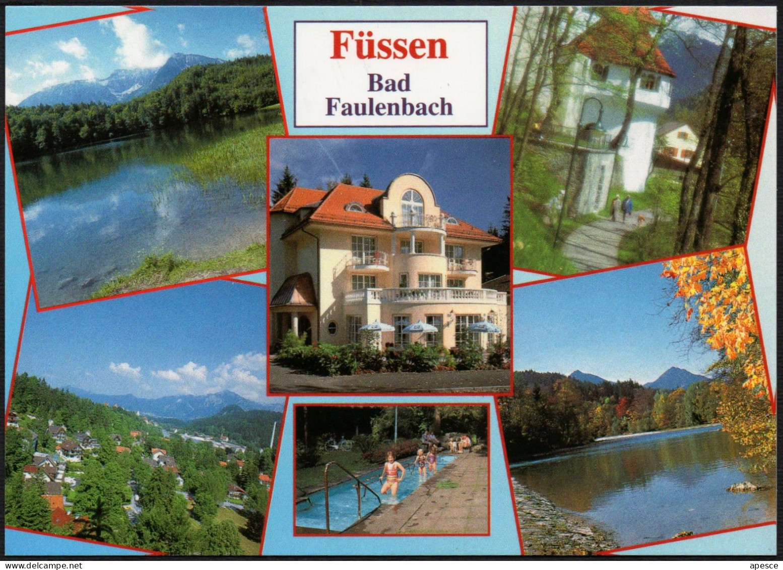 GERMANY FUSSEN - BAD FAULENBACH - MINT POSTCARD - I - Füssen