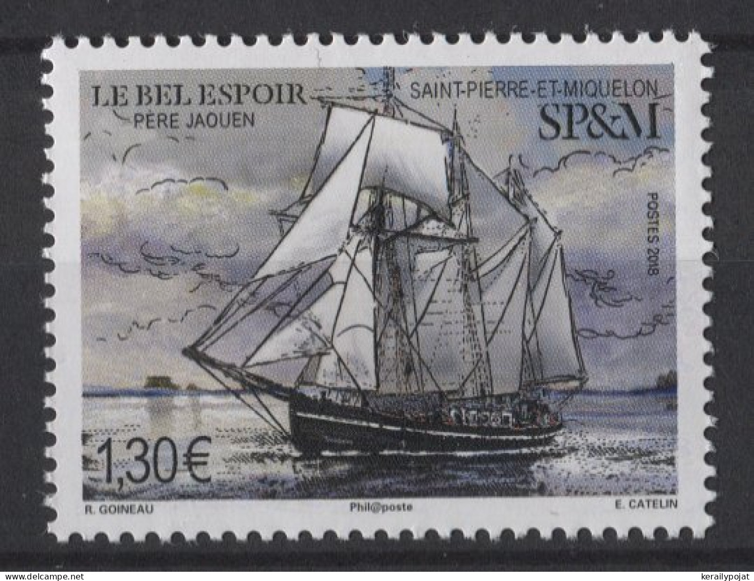 St.Pierre & Miquelon - 2018 Old Rigging MNH__(TH-26176) - Nuovi