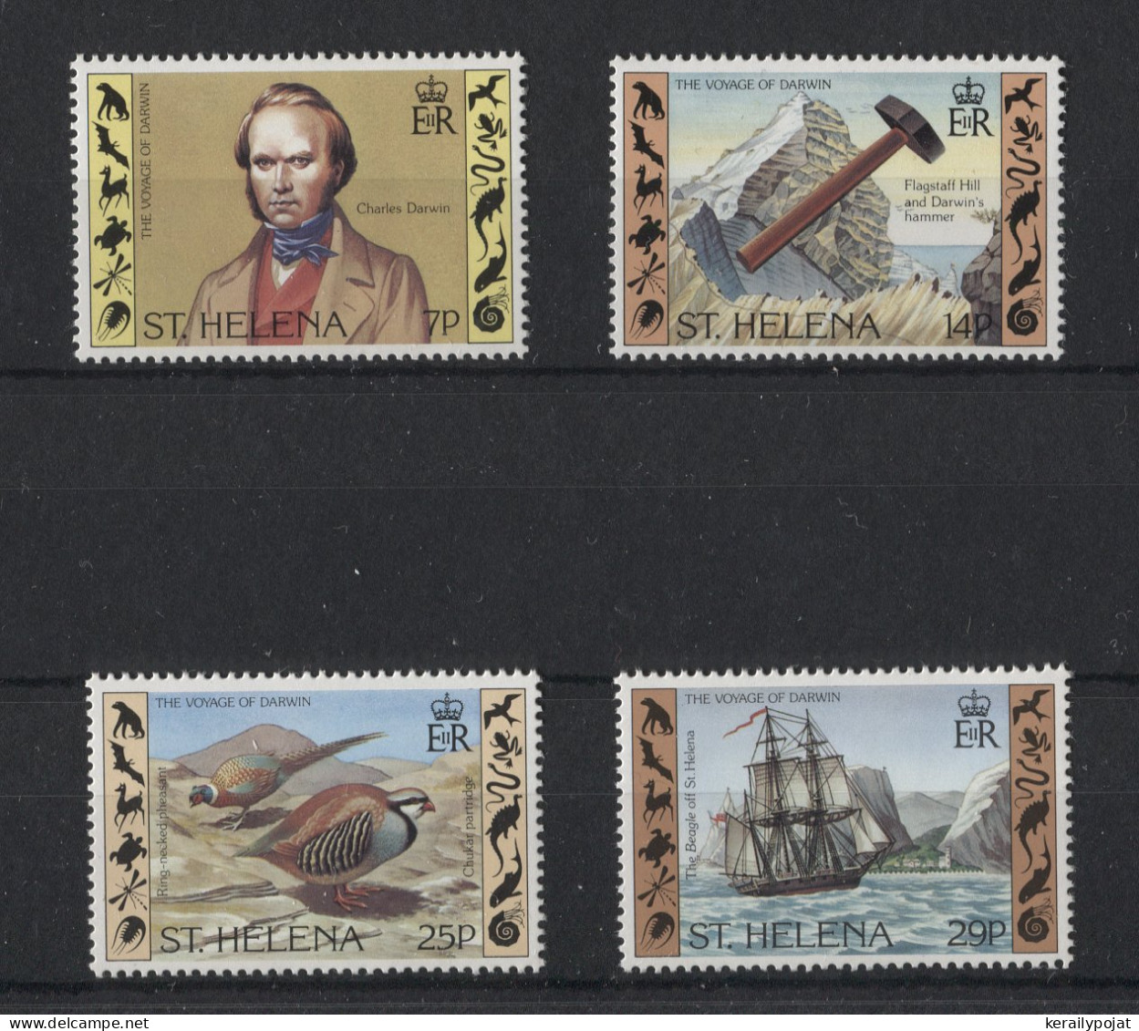 St.Helena - 1982 Charles Darwin MNH__(TH-23020) - Sainte-Hélène