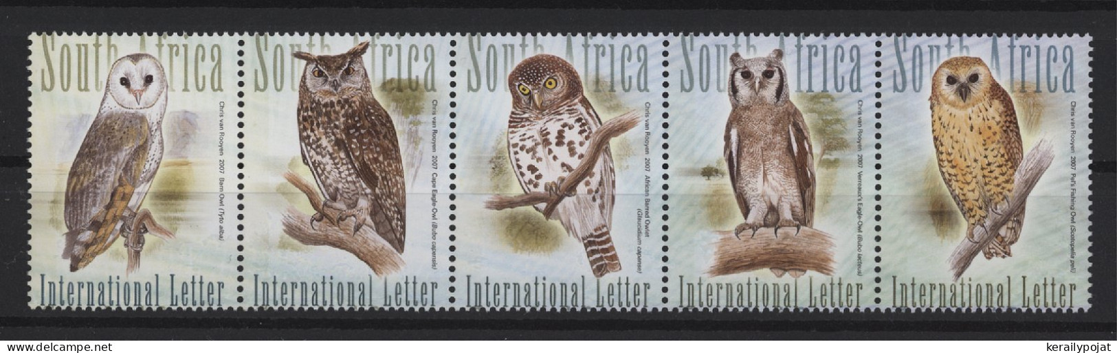 South Africa - 2007 Owls Strip MNH__(TH-27187) - Neufs