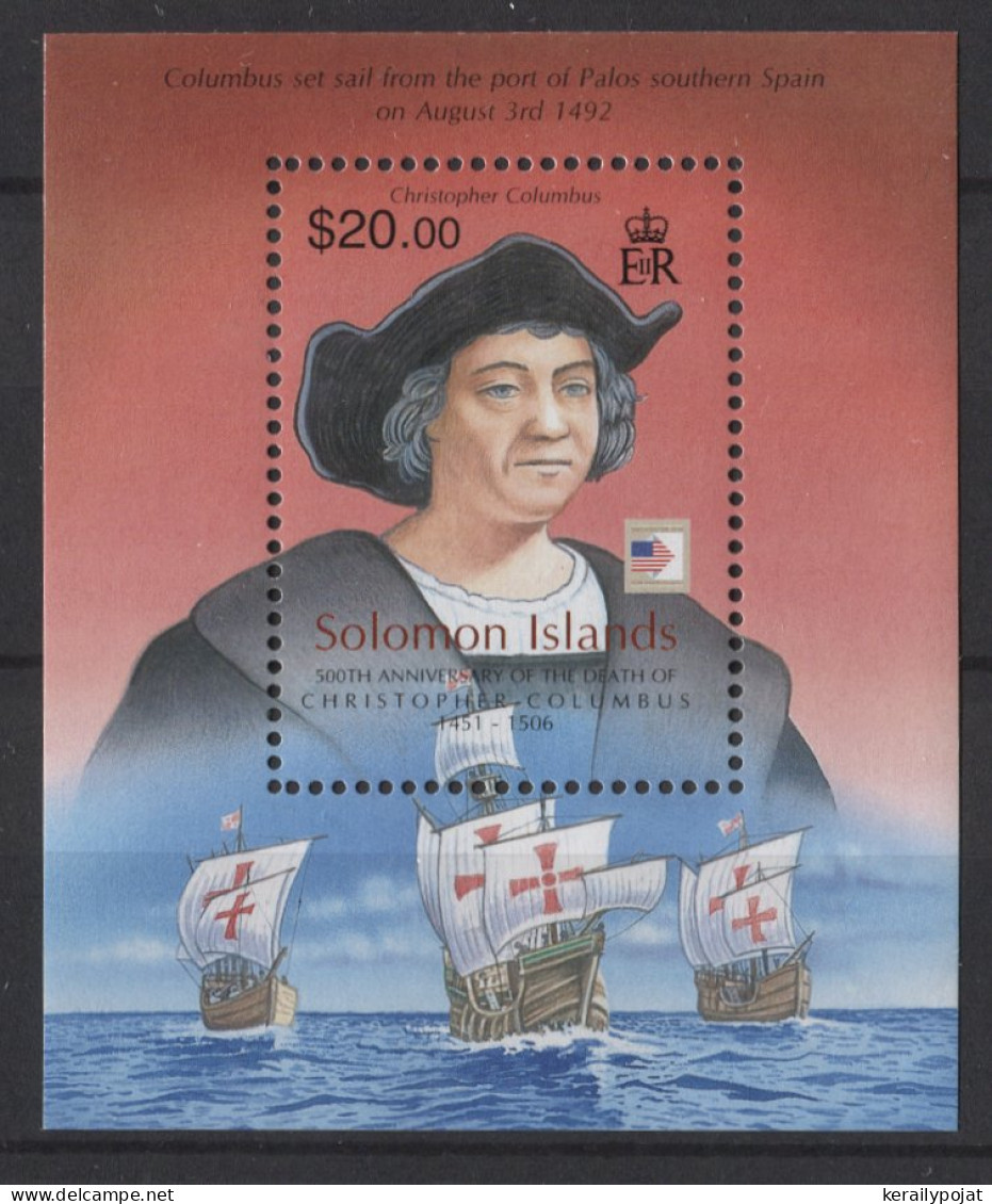 Solomon Islands - 2006 Christopher Columbus Block MNH__(TH-26534) - Isole Salomone (1978-...)