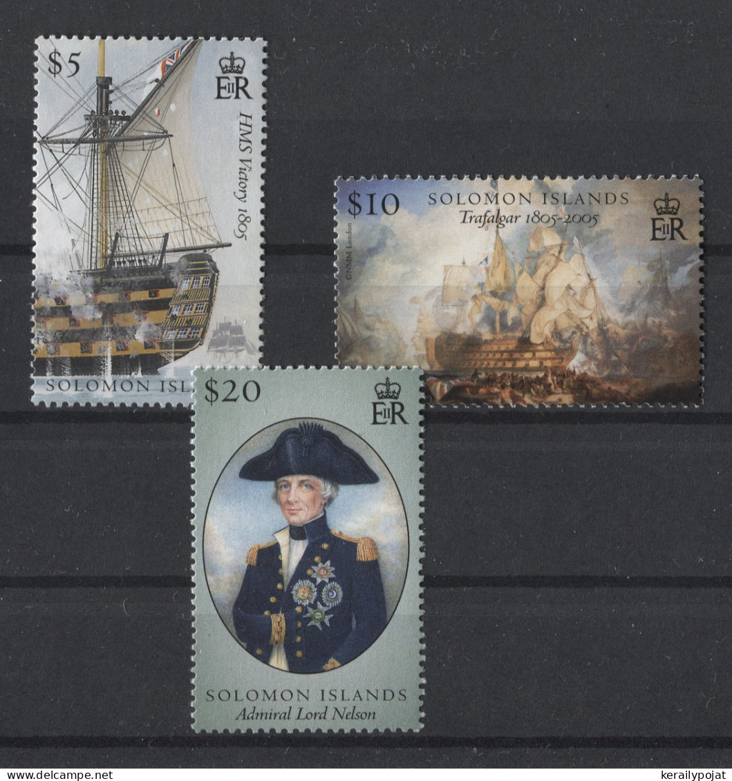 Solomon Islands - 2005 Battle Of Trafalgar MNH__(TH-26517) - Solomon Islands (1978-...)