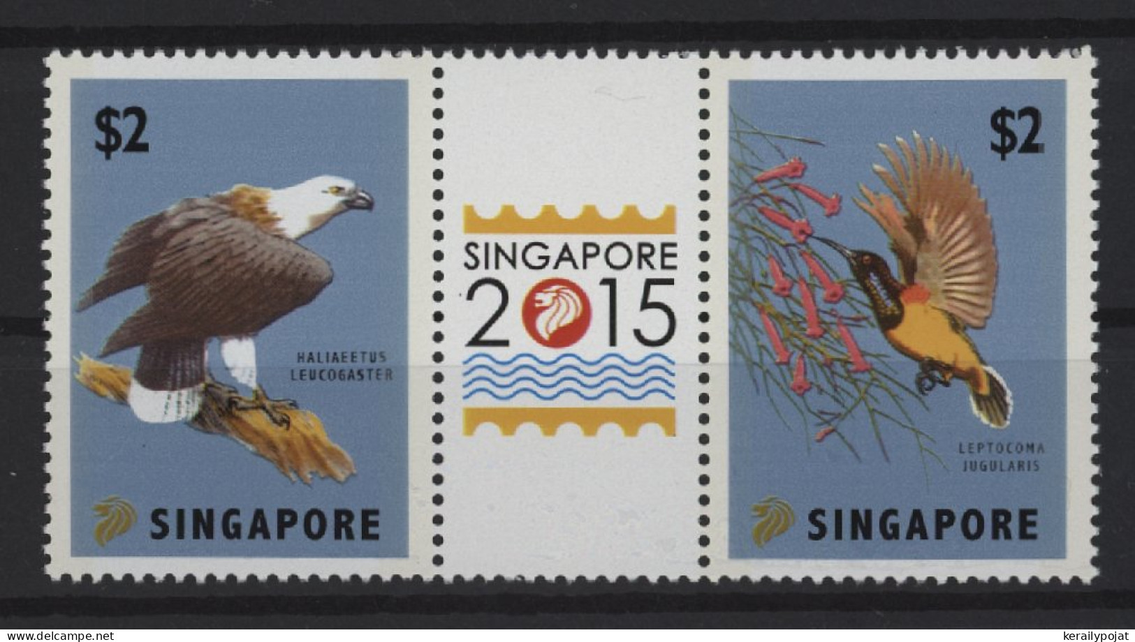 Singapore - 2012 International Stamp Exhibition 2015 Strip MNH__(TH-27076) - Singapore (1959-...)