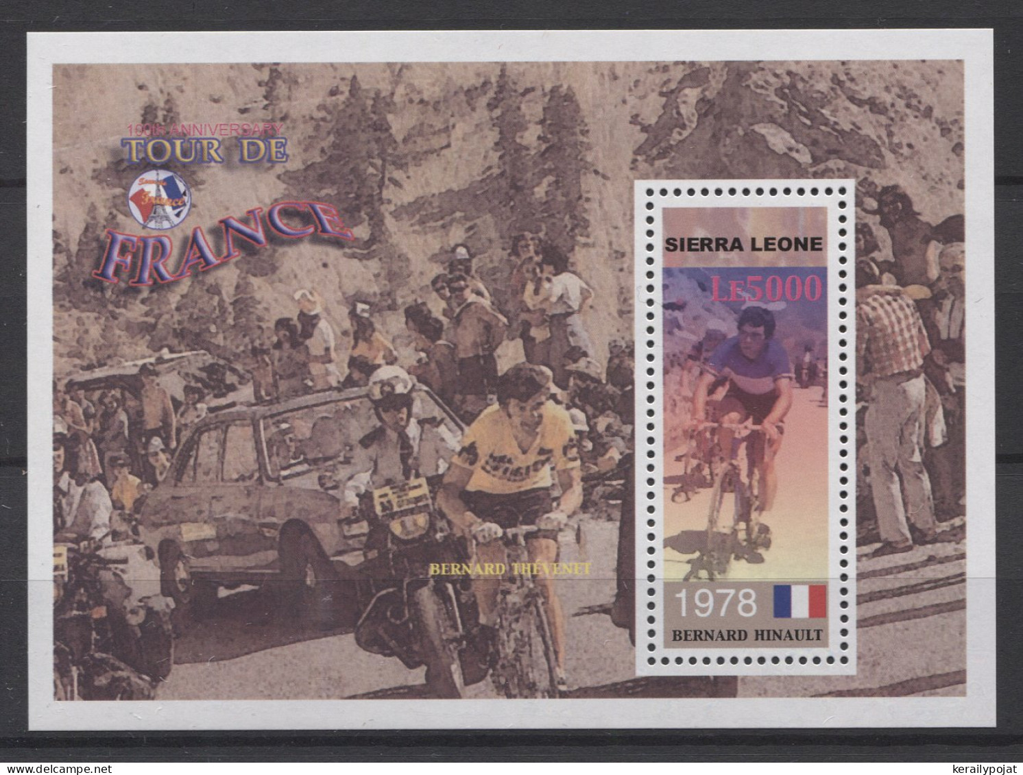 Sierra Leone - 2003 Tour De France Block (3) MNH__(TH-25064) - Sierra Leone (1961-...)