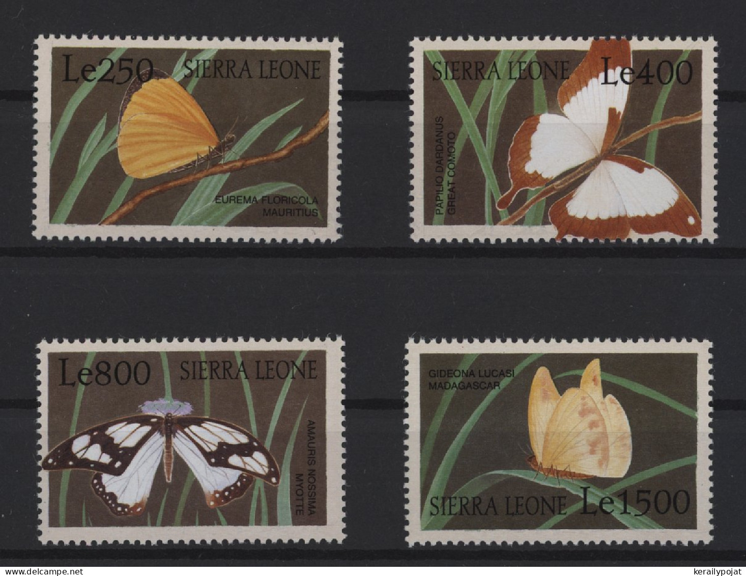 Sierra Leone - 2001 African Butterflies MNH__(TH-26969) - Sierra Leone (1961-...)