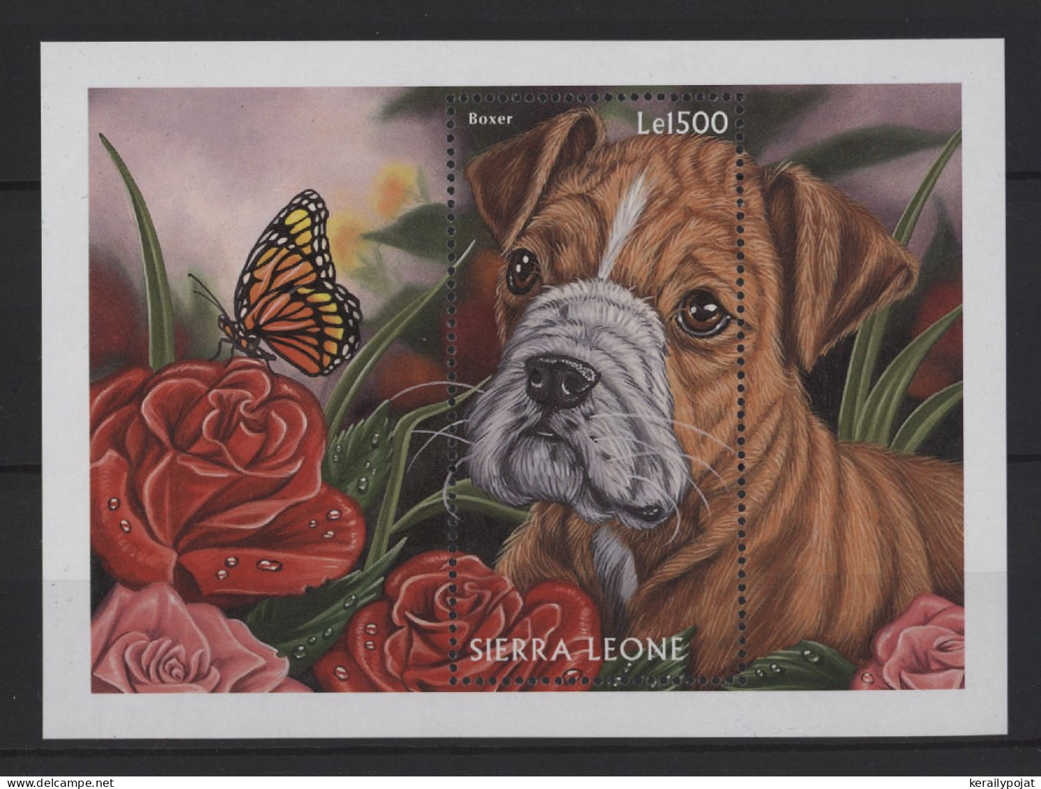 Sierra Leone - 1997 Puppies Block MNH__(TH-26861) - Sierra Leone (1961-...)