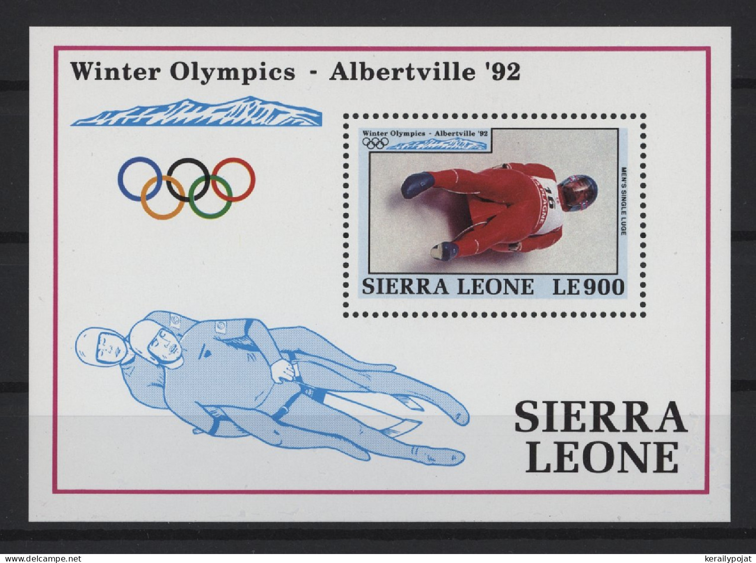 Sierra Leone - 1992 Albertville And Barcelona Block (2) MNH__(TH-27748) - Sierra Leone (1961-...)