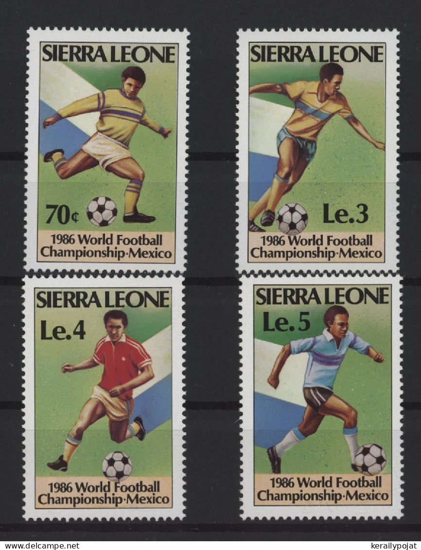 Sierra Leone - 1986 Soccer World Cup MNH__(TH-27812) - Sierra Leona (1961-...)