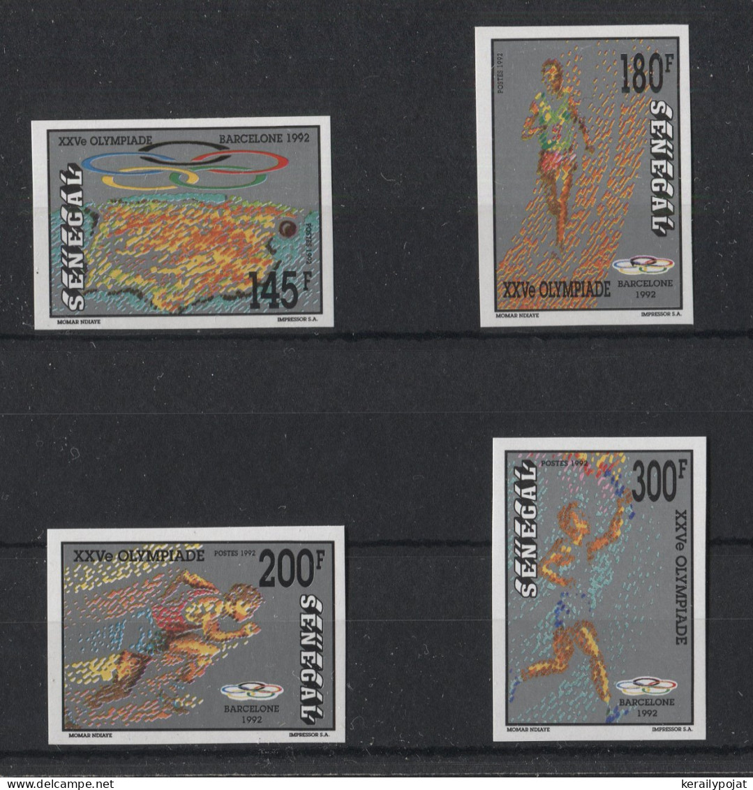 Senegal - 1992 Barcelona IMPERFORATE MNH__(TH-23956) - Senegal (1960-...)