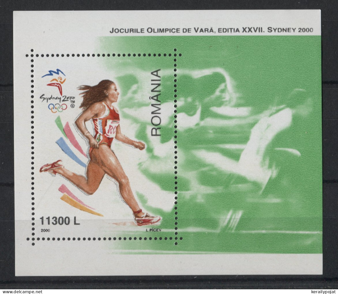 Romania - 2000 Summer Olympics Sydney Block MNH__(TH-23548) - Blocs-feuillets