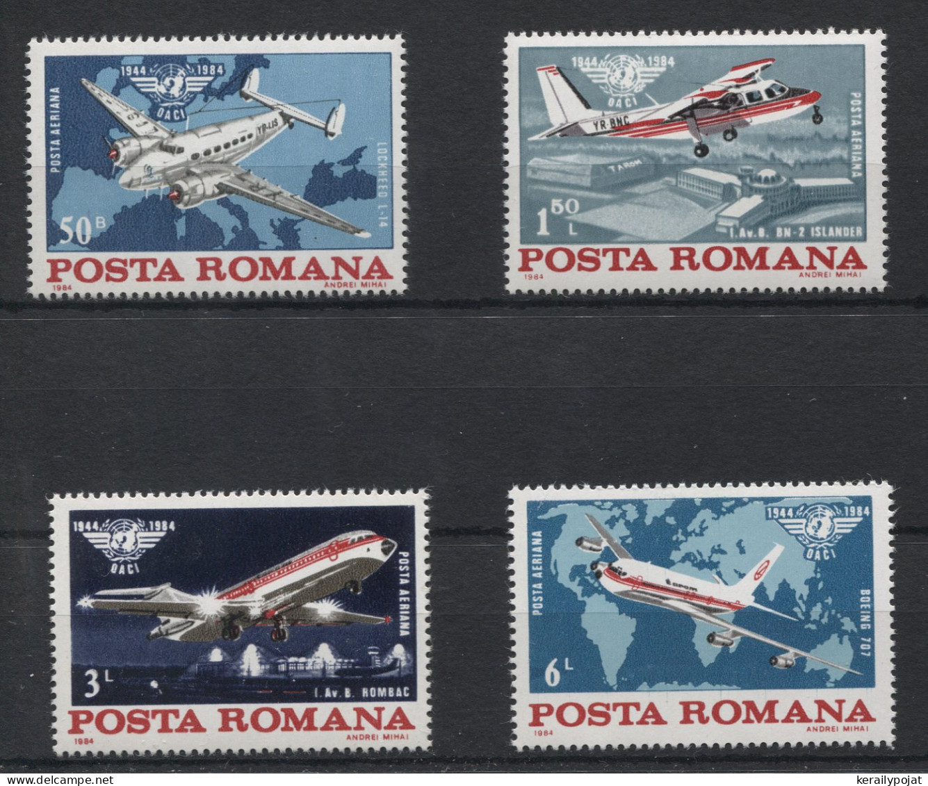 Romania - 1984 Civil Aviation Organization MNH__(TH-24136) - Nuovi