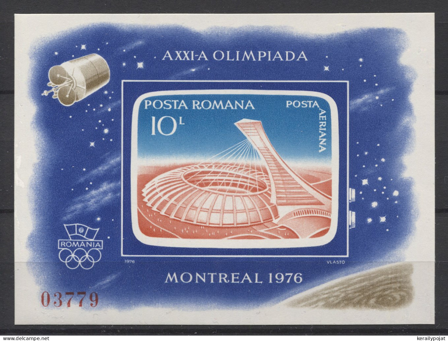 Romania - 1976 Summer Olympics Montreal Block (2) MNH__(TH-25006) - Blocs-feuillets