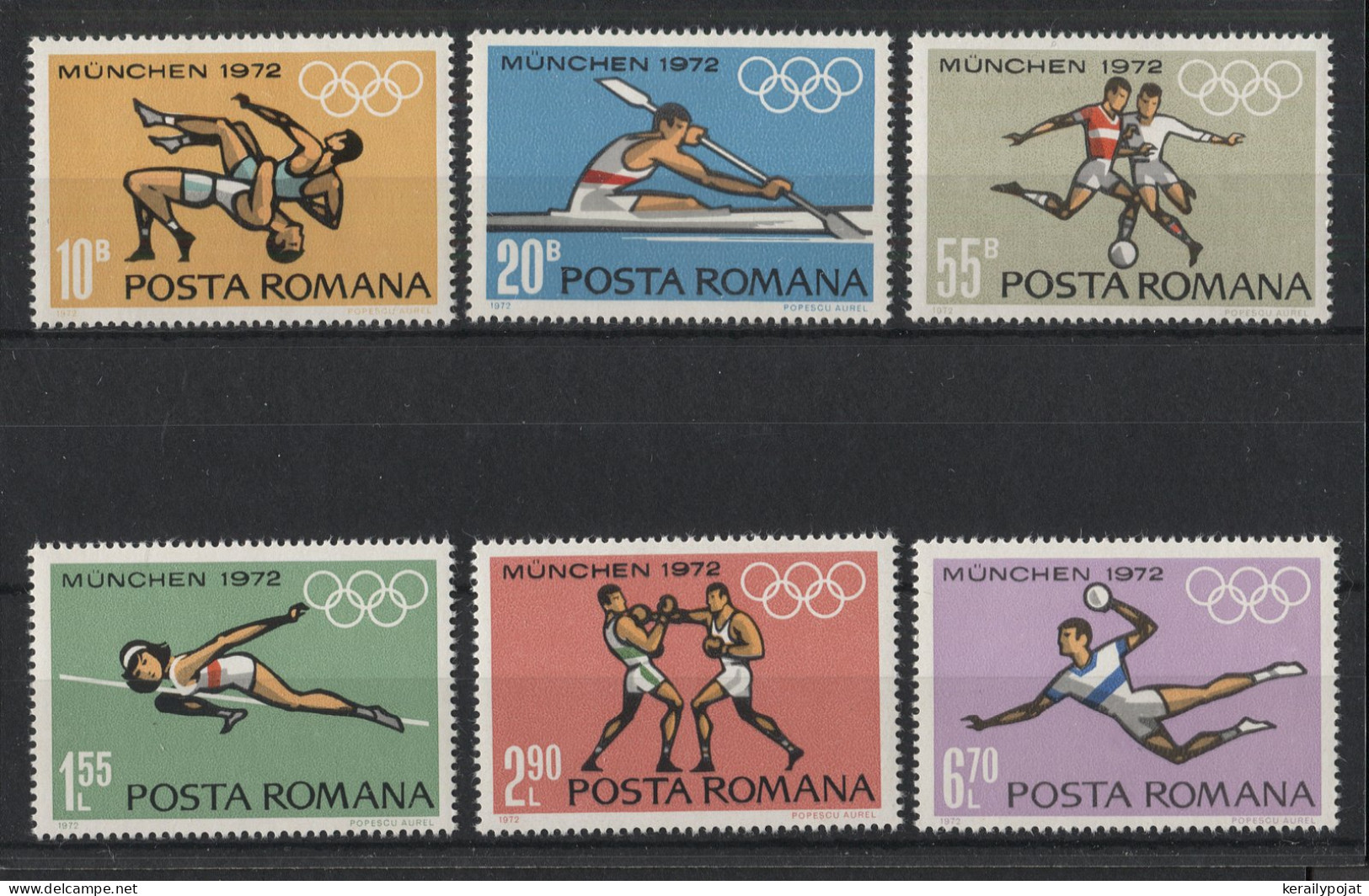 Romania - 1972 Summer Olympics Munich MNH__(TH-23821) - Nuovi