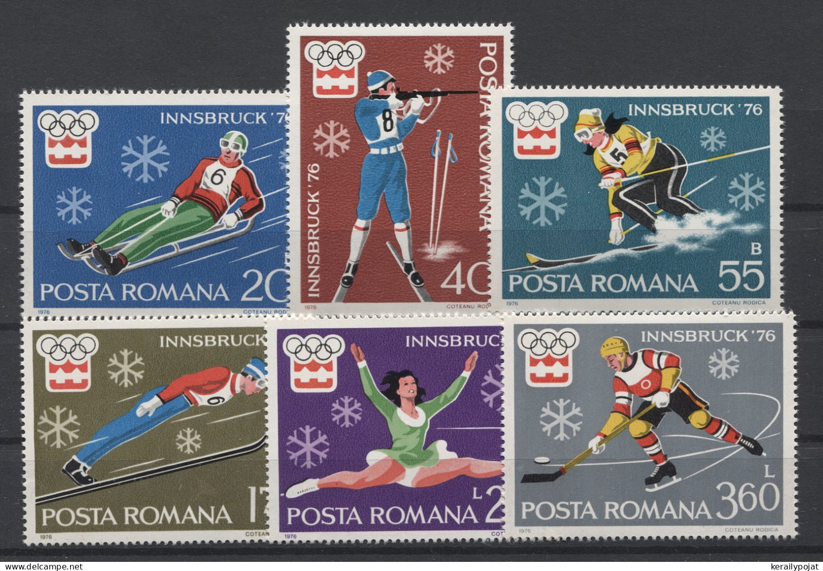 Romania - 1975 Winter Olympics Innsbruck MNH__(TH-25002) - Neufs