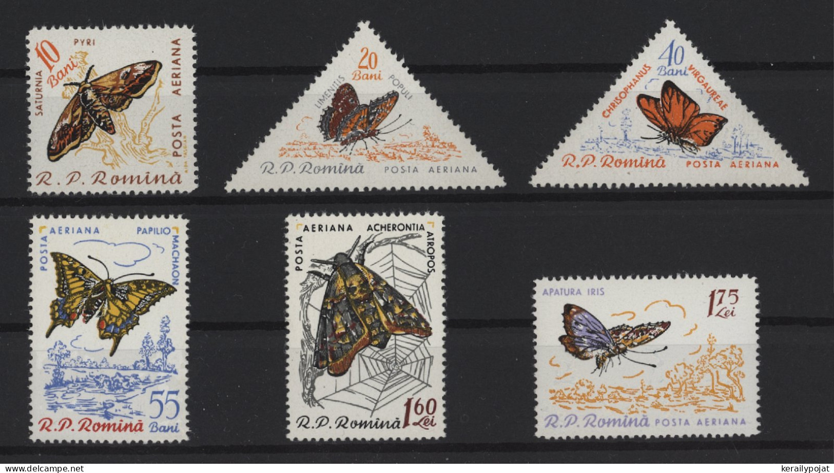 Romania - 1960 Butterflies MNH__(TH-26900) - Unused Stamps