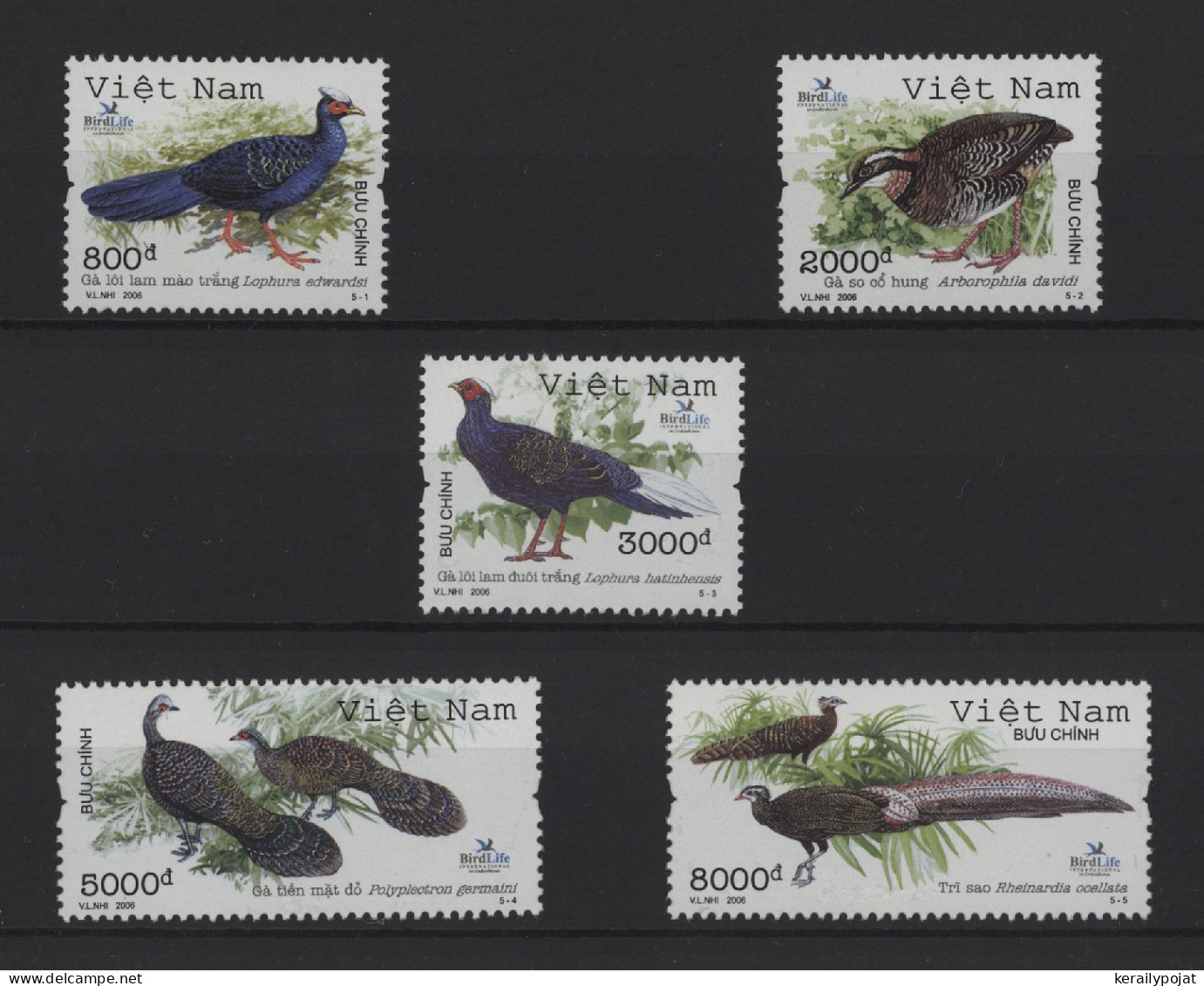 Vietnam - 2006 BirdLife International MNH__(TH-27235) - Vietnam