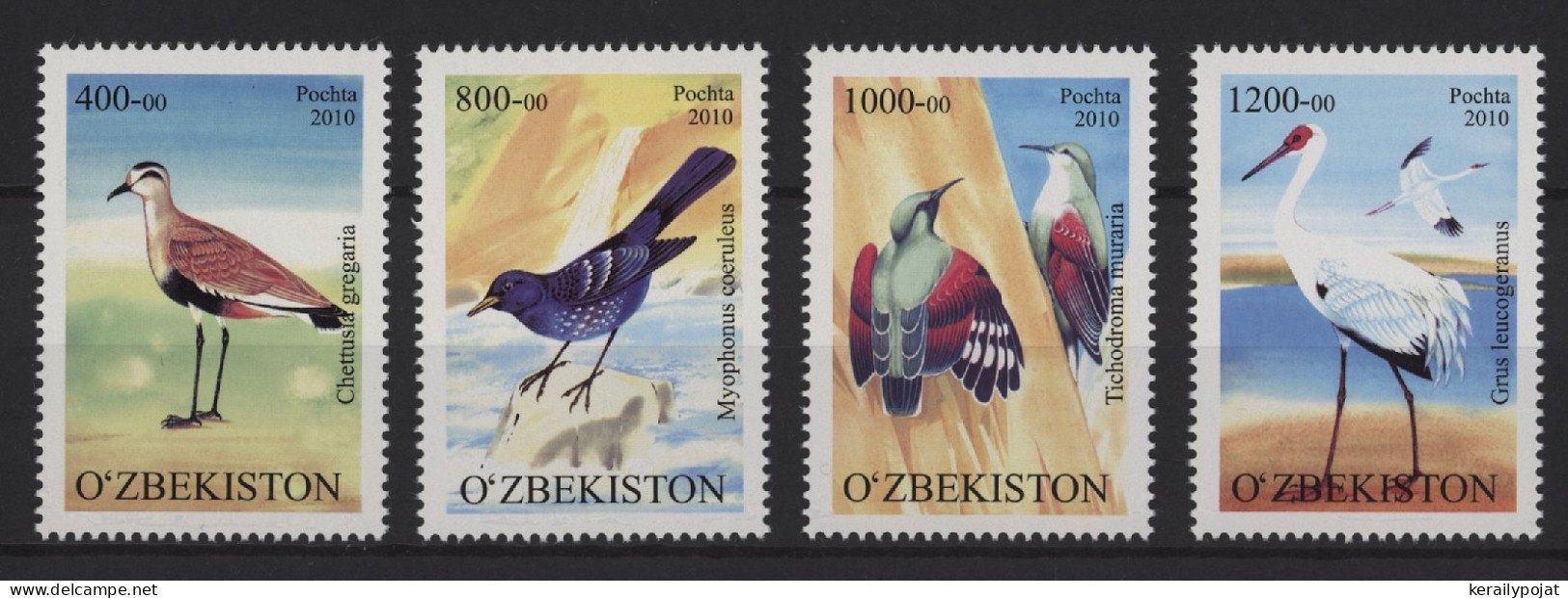 Uzbekistan - 2010 Birds MNH__(TH-27101) - Uzbekistán