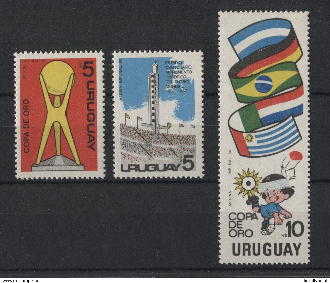 Uruguay - 1980 Football Gold Cup MNH__(TH-23857) - Uruguay