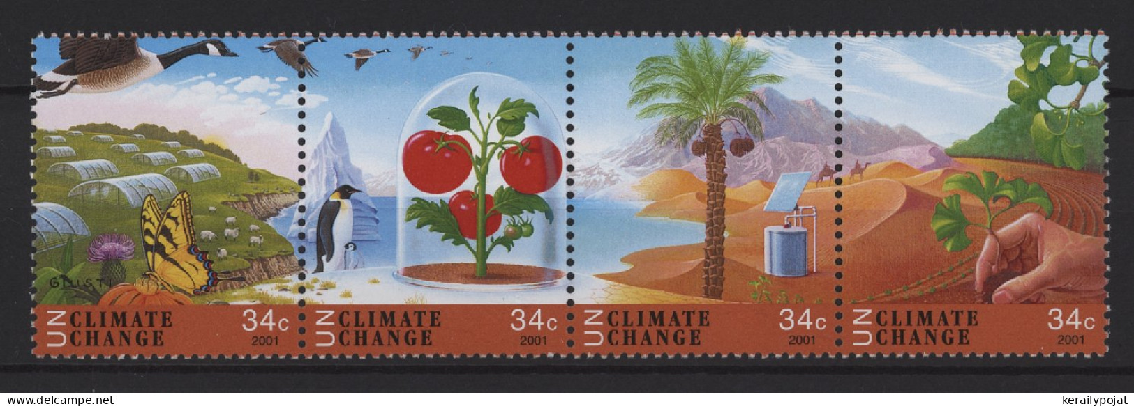 United States (UN New-York) - 2001 Climate Change Strip MNH__(TH-27316) - Unused Stamps