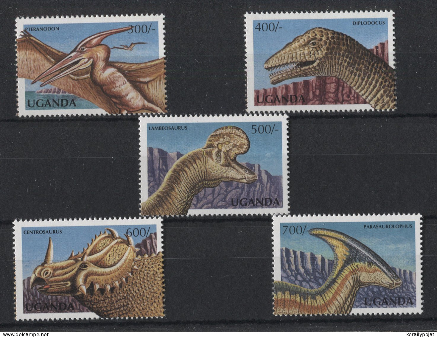 Uganda - 1998 Prehistoric Animals MNH__(TH-23047) - Uganda (1962-...)