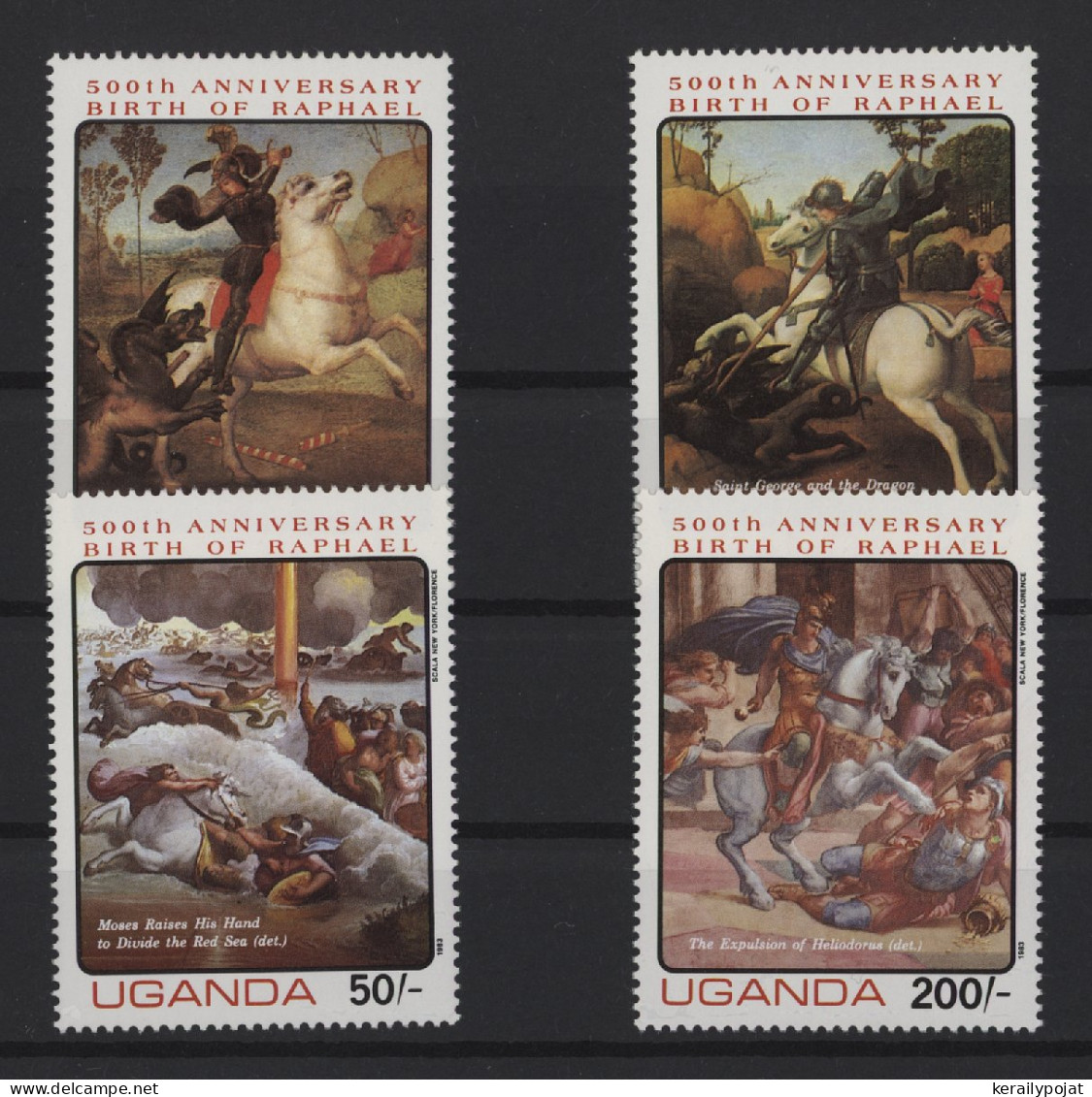 Uganda - 1983 Raphael MNH__(TH-26618) - Uganda (1962-...)