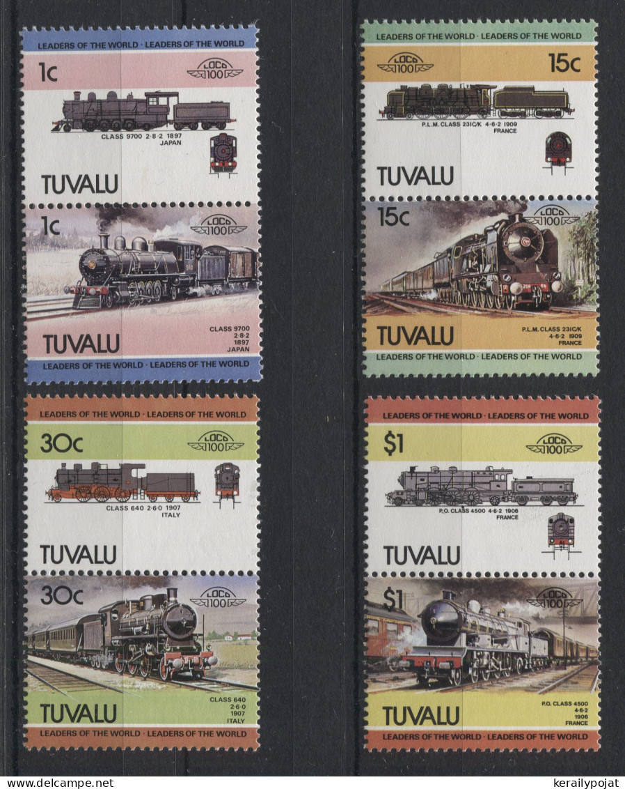 Tuvalu - 1984 Locomotives (III) MNH__(TH-23592) - Tuvalu