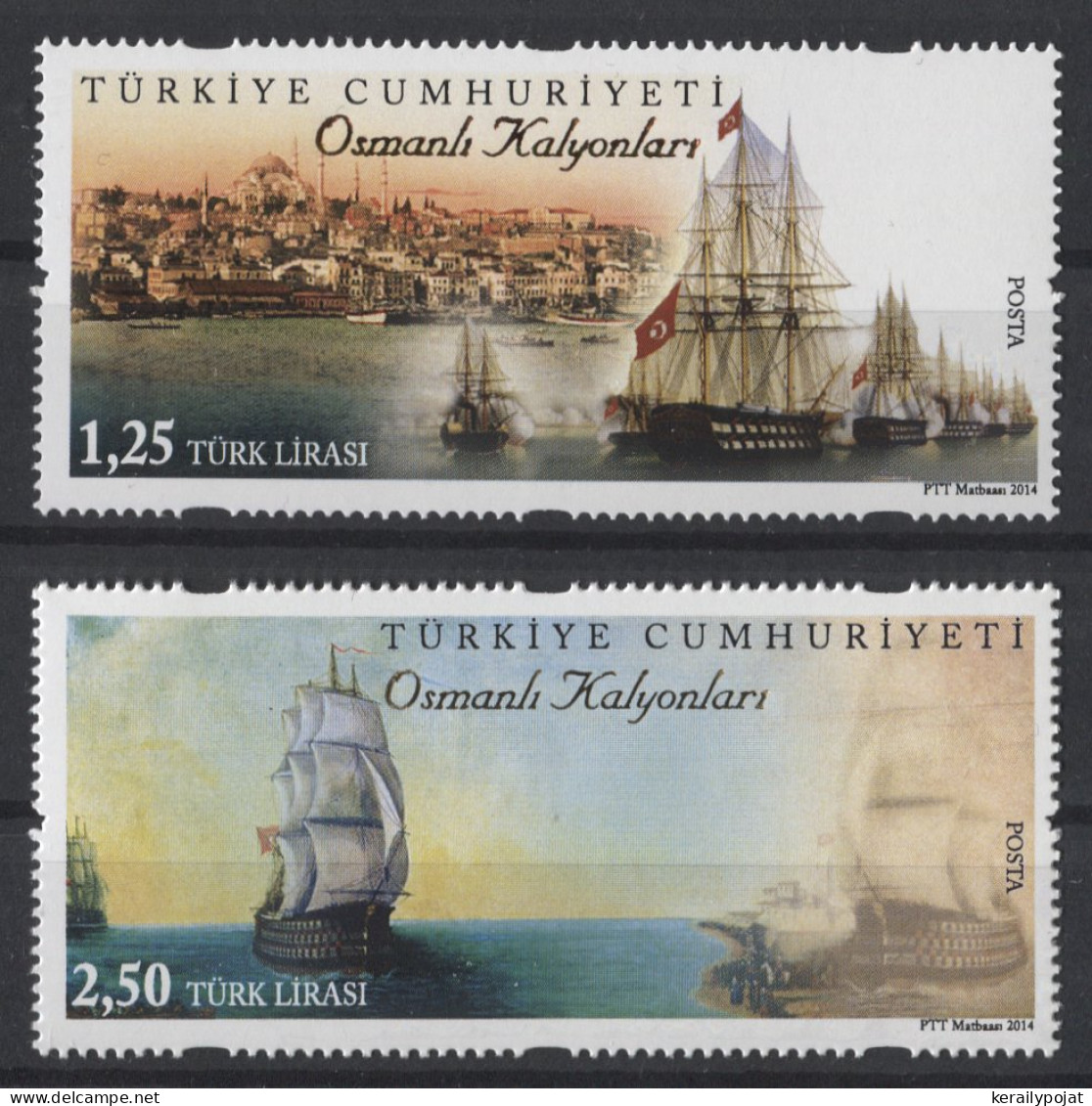 Turkey - 2014 Ottoman Navy MNH__(TH-26151) - Unused Stamps