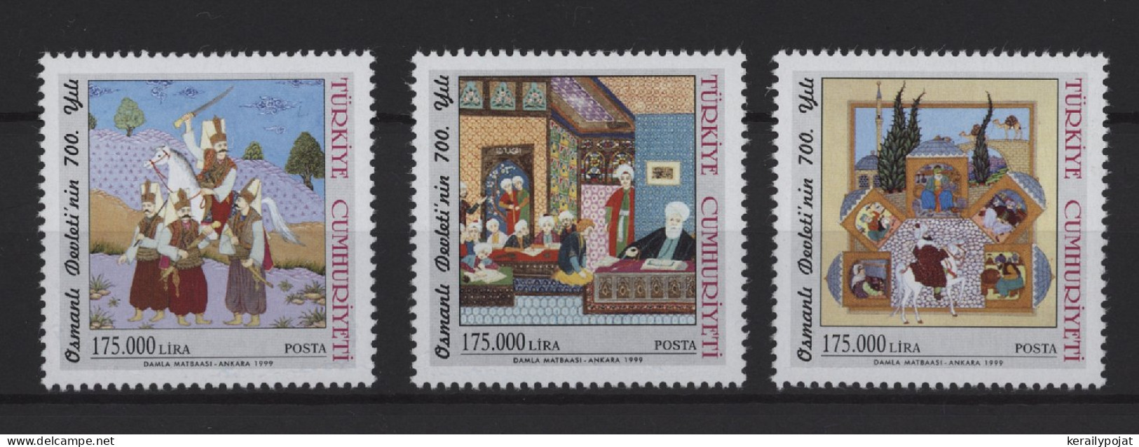 Turkey - 1999 Miniatures From Old Manuscripts MNH__(TH-26615) - Unused Stamps