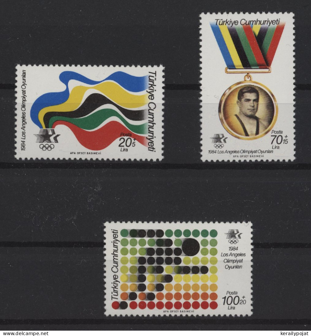 Turkey - 1984 Summer Olympics Los Angeles MNH__(TH-25541) - Unused Stamps