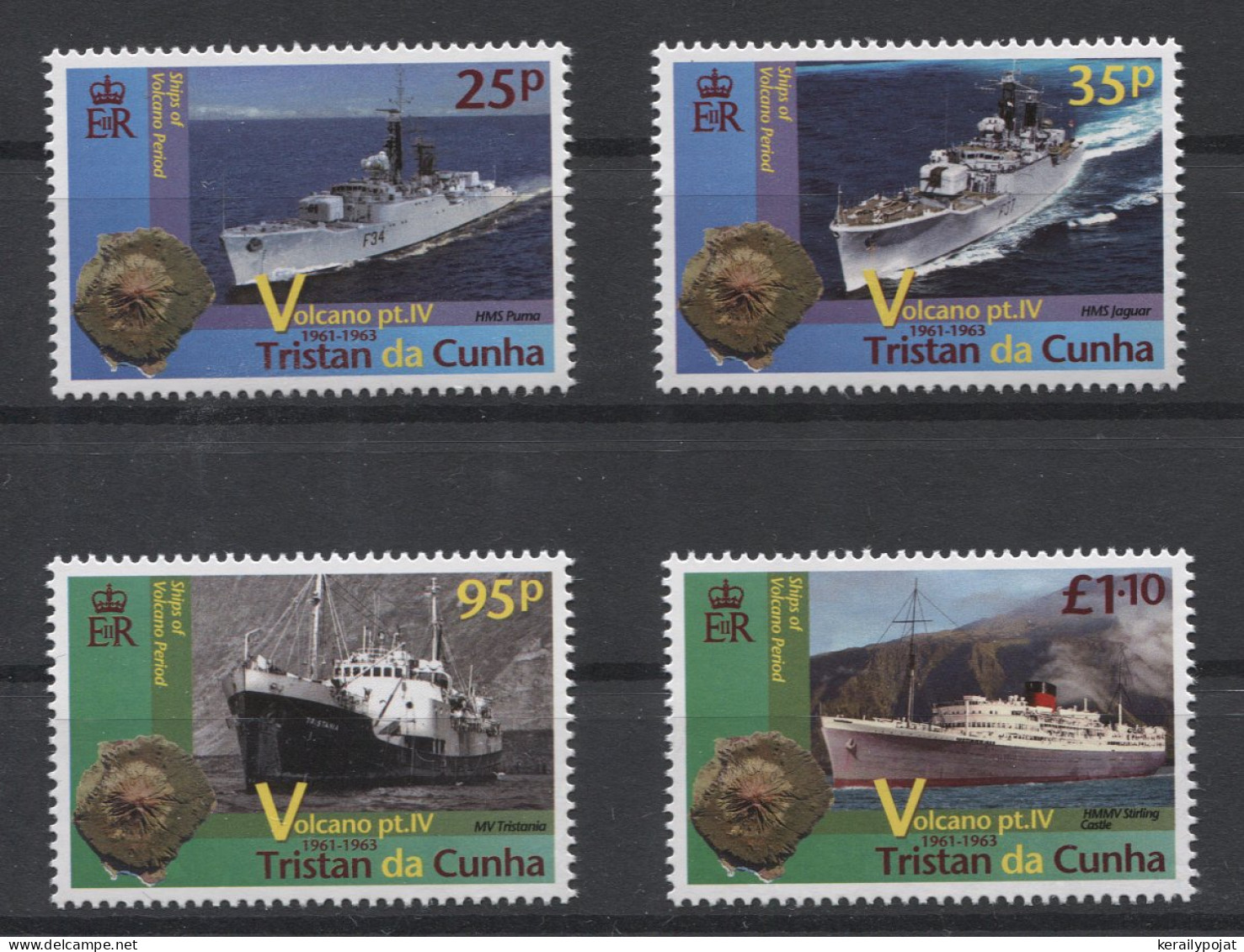 Tristan Da Cunha - 2013 Volcanic Eruption (IV) MNH__(TH-26202) - Tristan Da Cunha