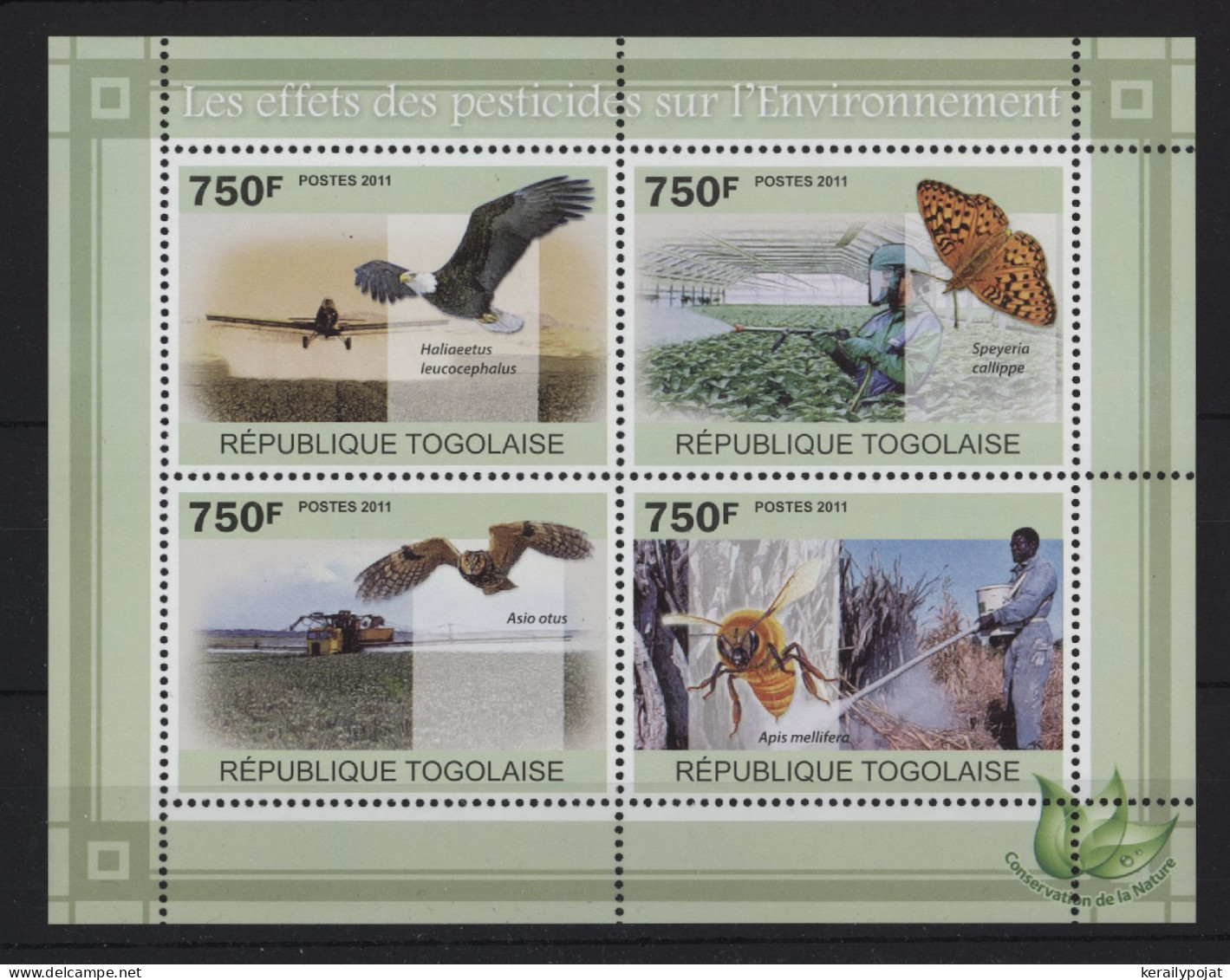 Togo - 2011 Pesticides And Biocides In Agriculture Kleinbogen MNH__(TH-27143) - Togo (1960-...)