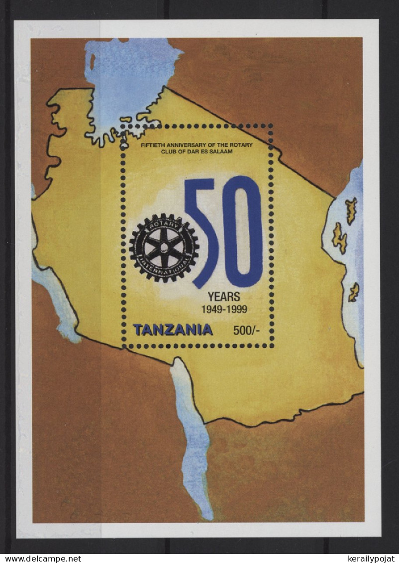 Tanzania - 1999 Rotary Club Block MNH__(TH-27465) - Tanzania (1964-...)