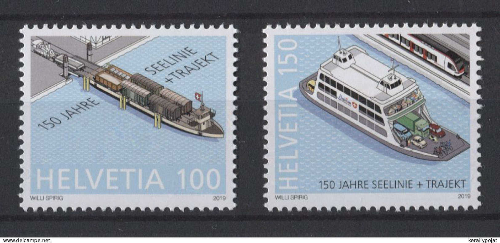 Switzerland - 2019 Commissioning Of The Sea Line And Passenger Traffic MNH__(TH-26224) - Ungebraucht