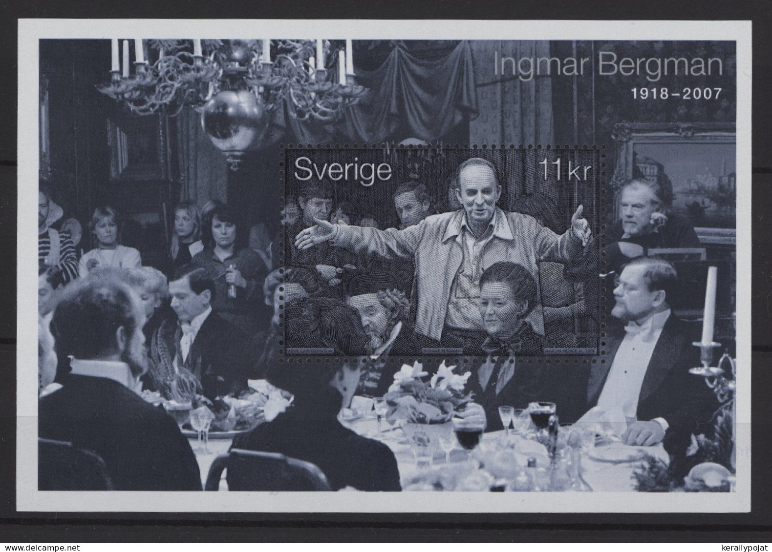 Sweden - 2008 Ingmar Bergman Block MNH__(TH-25633) - Blocks & Sheetlets