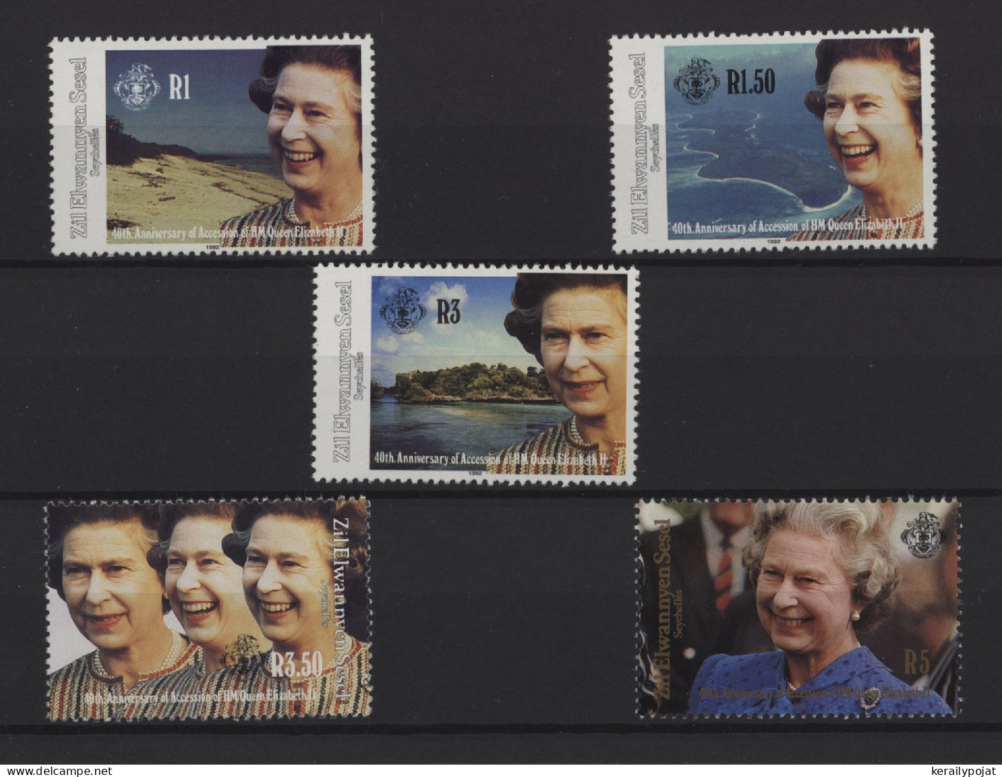 Zil Elwagne Sesel - 1992 Queen Elizabeth II MNH__(TH-25248) - Seychelles (1976-...)