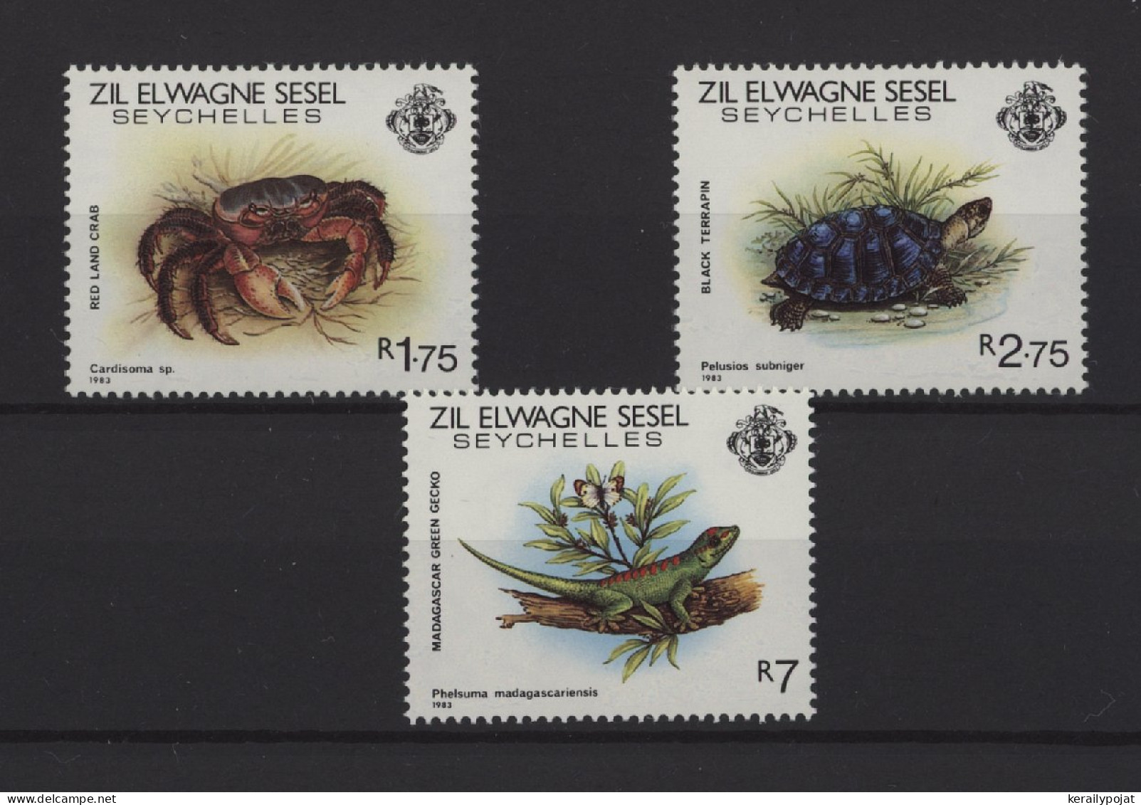 Zil Elwagne Sesel - 1983 Animals MNH__(TH-25225) - Seychellen (1976-...)