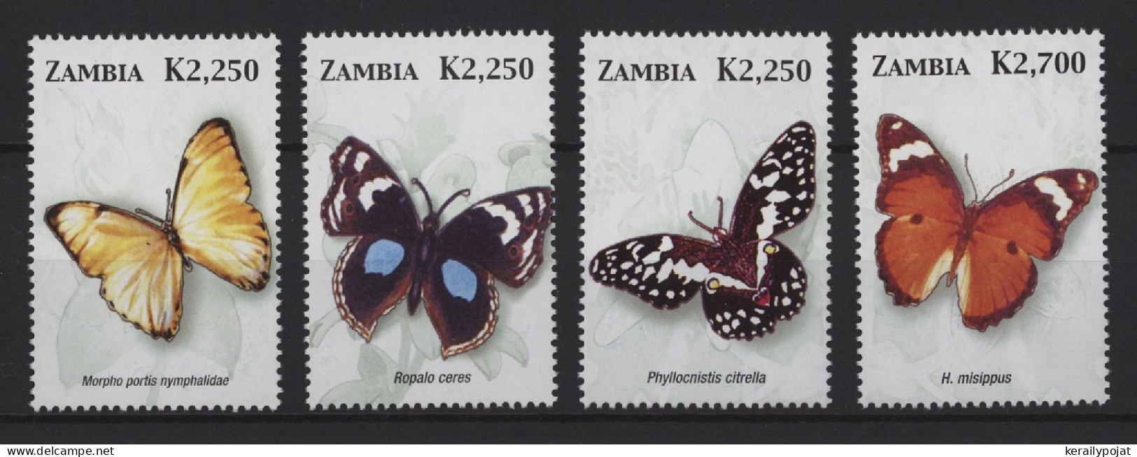 Zambia - 2005 Butterflies MNH__(TH-27326) - Zambia (1965-...)