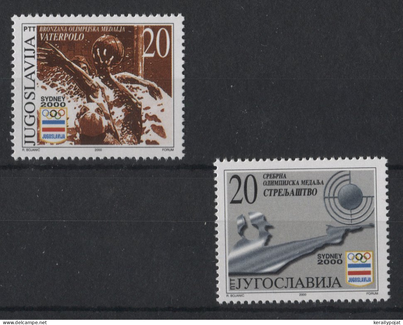 Yugoslavia - 2000 Medals At The Summer Olympics Sydney MNH__(TH-23221) - Nuovi