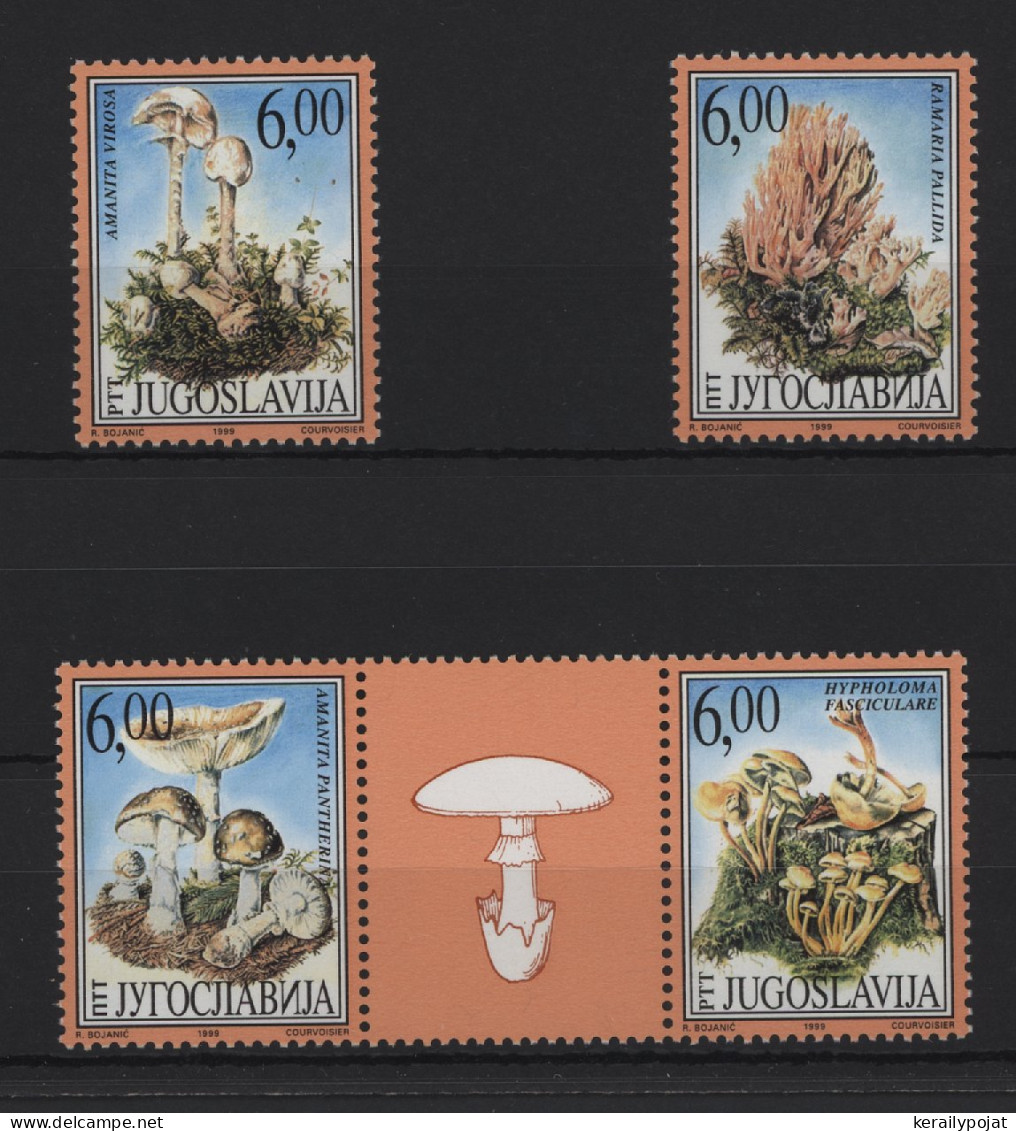 Yugoslavia - 1999 Mushrooms MNH__(TH-24402) - Nuovi